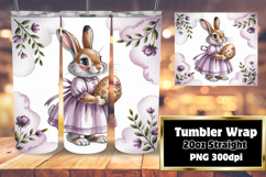 FLAWLESS 20oz Tumbler Graphic , Easter Bunny Product Image 1
