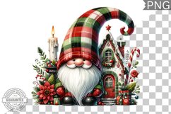 Christmas Gnome Sublimation - Clipart PNG Design Product Image 1