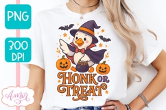 Hallowen Goose PNG design, Cute Halloween shirt sublimation Product Image 2