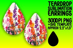 Botanical Bloom Pattern Drops Product Image 1