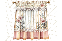 Cottagecore Kitchen Clipart, Vintage Country Floral Kitchen Product Image 4