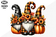 Halloween Gnomes Sublimation - Clipart PNG Design Product Image 1
