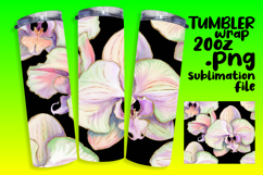 FRESH 20oz Tumbler PNG Design , Flower Pattern Product Image 1