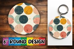 Blossom Whirl: Sublimation Circles &amp; Keychain Product Image 1