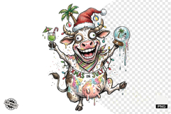 Whimsical Christmas In July Animals Clipart Product Image 1