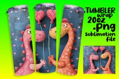 Tumbler Wrap with Dino Love Product Image 1