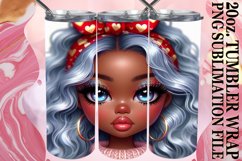 Cheerful days 20oz tumbler wrap, Love Girl Product Image 1