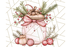 Christmas Cottagecore Kitchen Clipart PNG, Holiday Decor Product Image 5