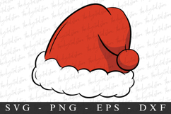 Santa Hat Svg | Christmas svg | Svg cut file Product Image 1