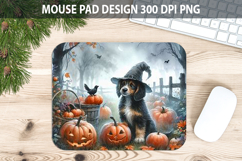 Watercolor Dog Mouse Pad Sublimation - Animal PNG Product Image 1