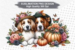 Halloween Dog - Halloween clipart Sublimation PNG Design Product Image 1