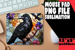 Sublimation Mouse Pad Design with Elegant Birds Product Image 1