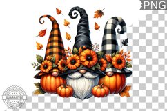 Halloween Gnome Sublimation - Clipart PNG Design Product Image 1