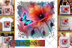 LUMINOUS TSHIRT Designs Magic, Butterfly Product Image 1