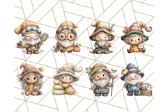 Fall Gnome Clipart PNG Cute Thanksgiving Gnomes Product Image 9