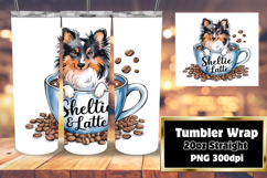 LUXURIOUS 20oz Tumbler Artwork , Coffee Dog Product Image 1