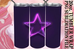 Neon Marvels: 20oz Tumbler Sublimation Extravaganza Product Image 1