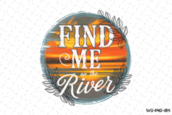 Find me on the River svg Design | Svg Files for Cricut Product Image 1