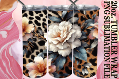 Radiant Love 20oz tumbler wrap, Leopard Prints Product Image 1