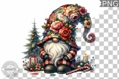 Christmas Gnome Sublimation - Clipart PNG Design Product Image 1