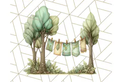 Cozy Cabin Critters Clipart PNG, Fall Animal Png Product Image 5