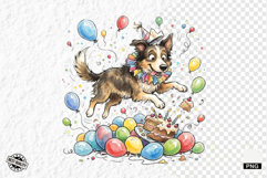 Whimsical Birthday Farm Animals PNG Clipart Product Image 1