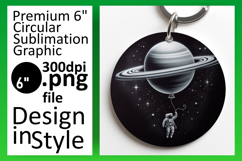 Creative Round Design for Car Coasters , Astronaut Product Image 1