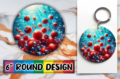 Whimsical Car Coaster Round PNG, 3D Fruits Product Image 1