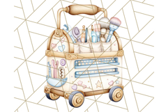 Kawaii Space Vehicles Clipart PNG, Cute Sci-Fi Tech Clip Art Product Image 5