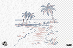 Summer Beach Path Clipart Product Image 1