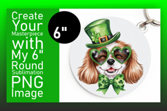 Glamorous Round Design for Sublimation , St Patrick Product Image 1
