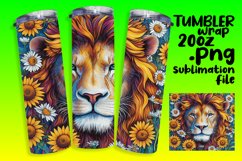 Sublimation-Ready 20oz Design , Leo Product Image 1