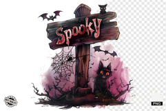 Vintage Old Halloween Clipart Product Image 1