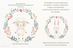 Easter Wreath Characters Clipart Product Image 2