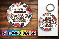 Bright Round Designs for Kids PNG, Flower Quote Product Image 1