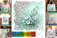 Joyful TOTE BAG Gift Ideas PNG, Leopard Prints Product Image 1