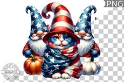 4th of July kitchen Cat Sublimation - 4th of July Cat Product Image 1
