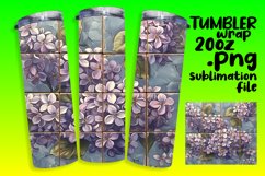 Chic Petal Perfection 20oz Tumbler Wraps - Sublime Sublimati Product Image 1