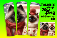 DIY 20oz Tumbler Wrap File , Dog and cat Product Image 1