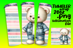 20oz Tumbler Design for Creative Gifts , Teddy Bear Product Image 1