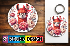 Joyful Circle Car Coaster Design PNG, Cute Animals Product Image 1