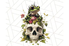 Floral Punk Frogs PNG - Neon Reble Grunge Amphibians Clipart Product Image 5