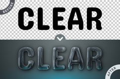 Clear Editable Text Effect, Graphic Style Product Image 2