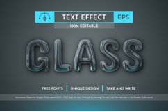 Clear Editable Text Effect, Graphic Style Product Image 4