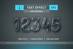 Clear Editable Text Effect, Graphic Style Product Image 5