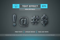 Clear Editable Text Effect, Graphic Style Product Image 6