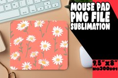 Sublimation Mouse Pad Design Boho Blossoms PNG Product Image 1