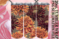 RADIANT SPIRIT 20oz TUMBLER WRAP, Flower Pattern Product Image 1