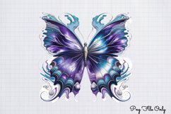 Smoke Butterflies Clipart PNG Product Image 1