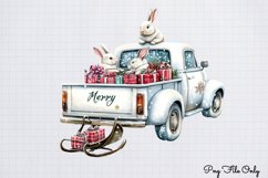 White Rustic Christmas Clipart PNG Product Image 1